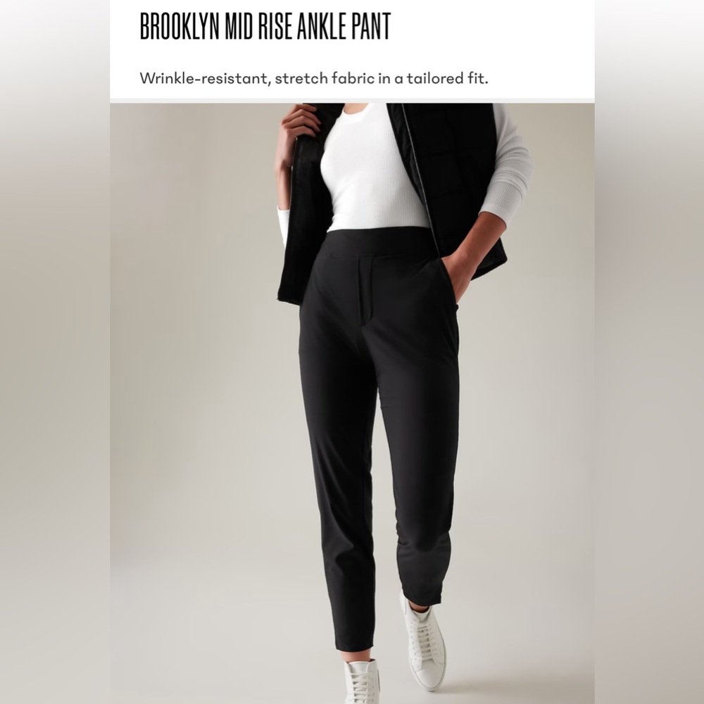 ATHLETA BROOKLYN MID RISE ANKLE PANT